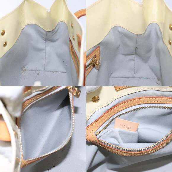 LOUIS VUITTON Monogram Vernis Reade PM Hand Bag Perle M91336 - Picture 12 of 12